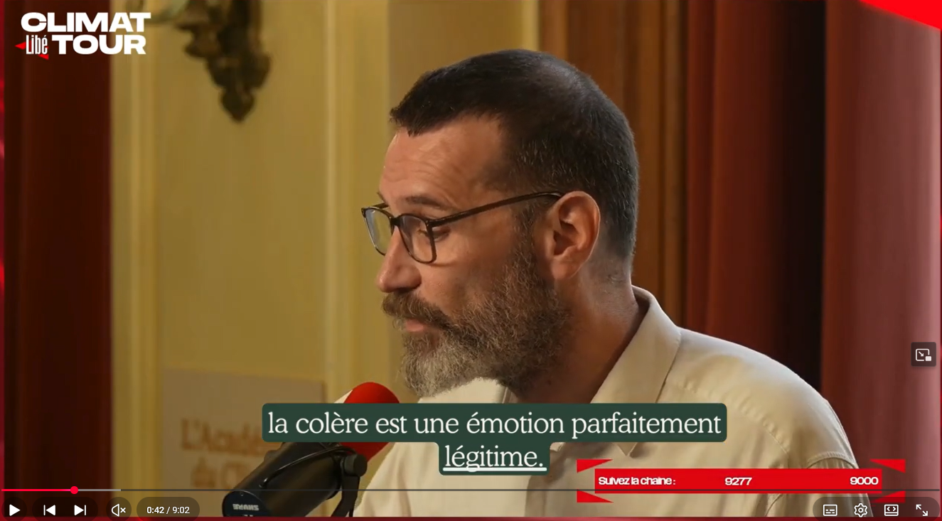 Masterclass au Climat Libé Tour – Osons la colère !